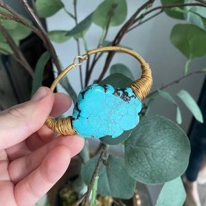 Boho turquoise bracelet